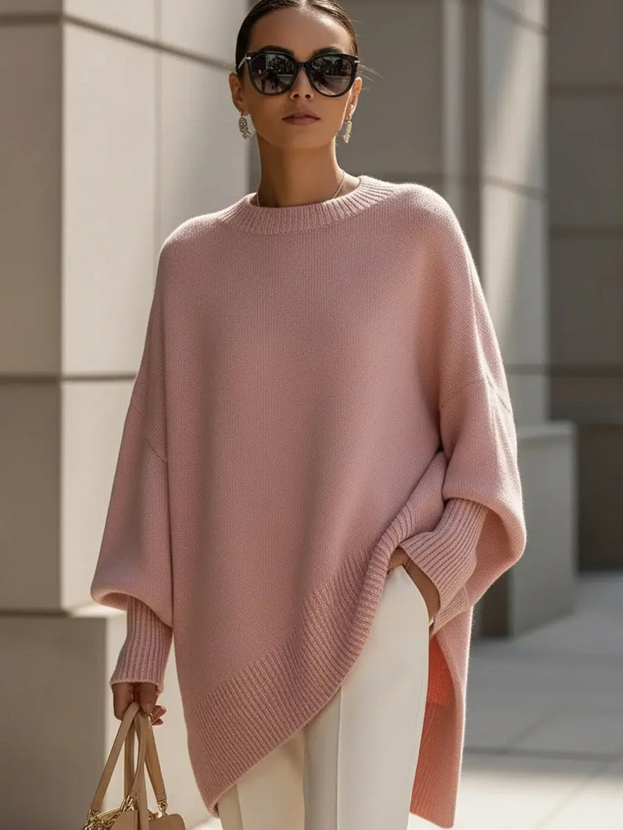 Harper | Women Oversized Knit Pullover Sweater Luvy Boutique