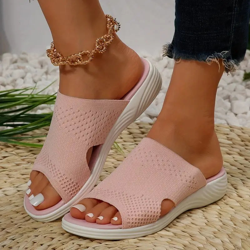 Harper | Womens Orthopedic Slip On Slide Sandals Luvy Boutique