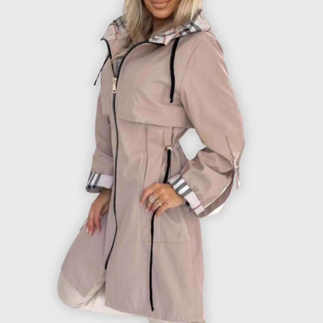 Daisy | Women Hooded Zip Front Jacket Luvy Boutique