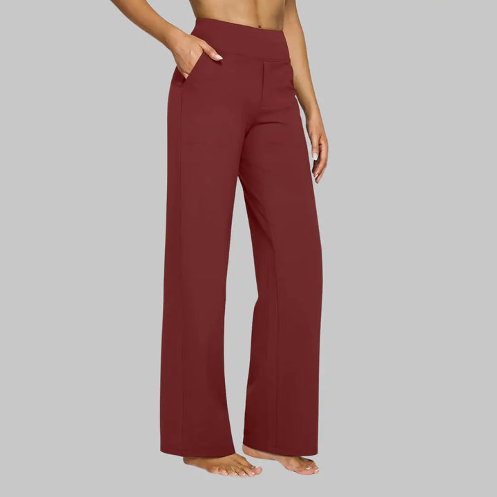 Danielle | Women High Waist Wide Leg Pants Luvy Boutique
