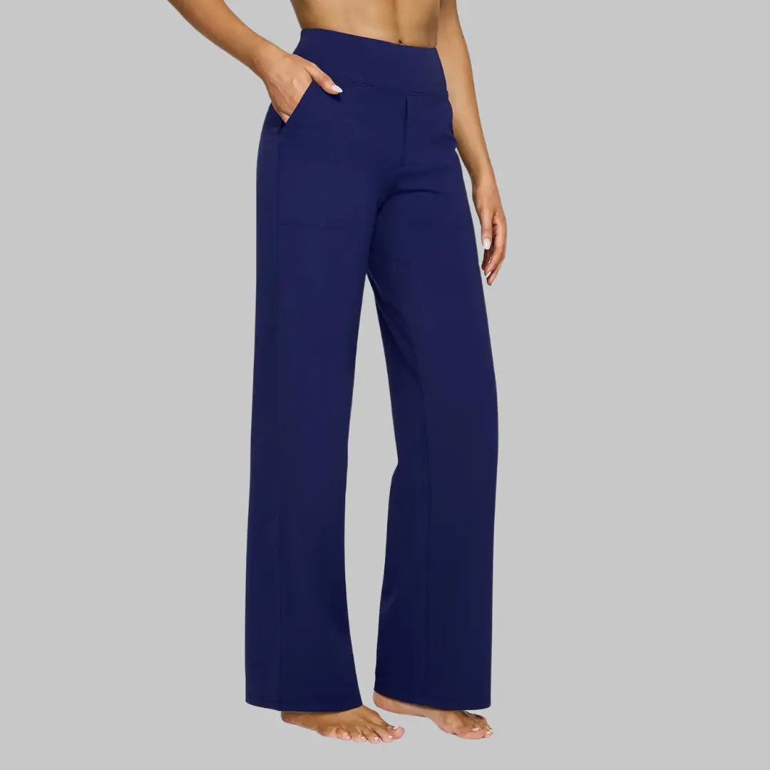Danielle | Women High Waist Wide Leg Pants Luvy Boutique