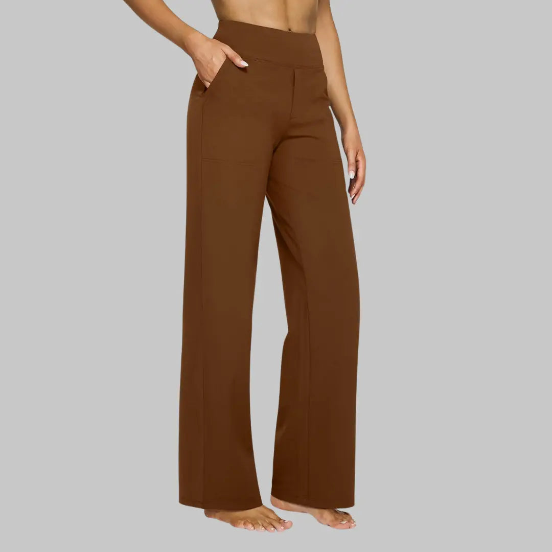 Danielle | Women High Waist Wide Leg Pants Luvy Boutique