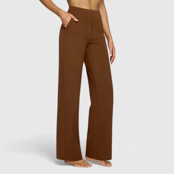 Isabella | Women’s High Waist Wide Leg Pants Luvy Boutique