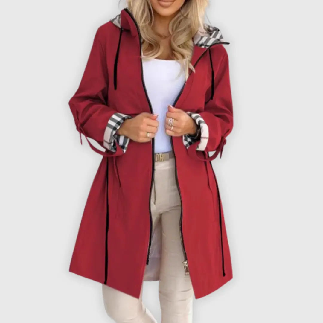 Daisy | Women Hooded Zip Front Jacket Luvy Boutique