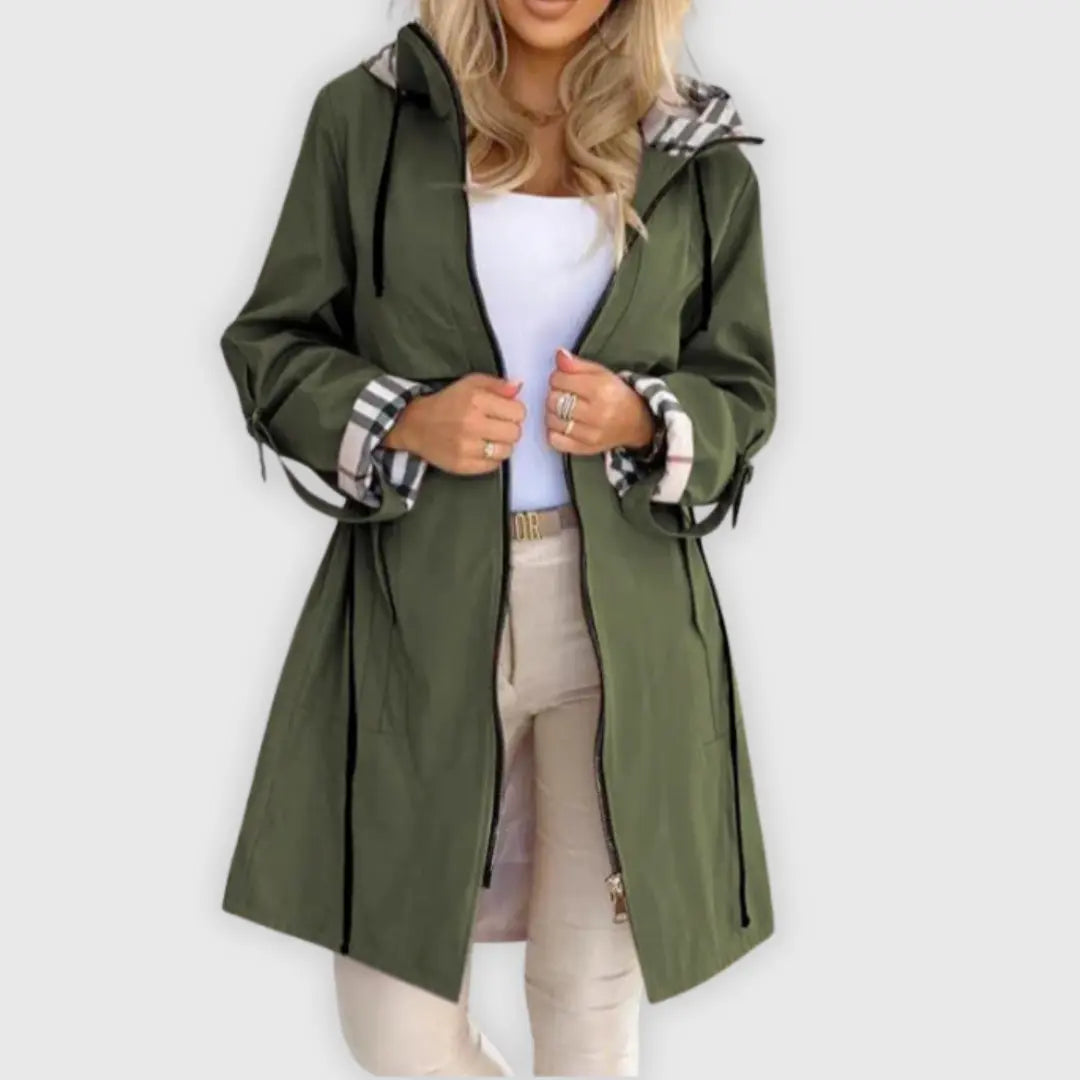 Daisy | Women Hooded Zip Front Jacket Luvy Boutique