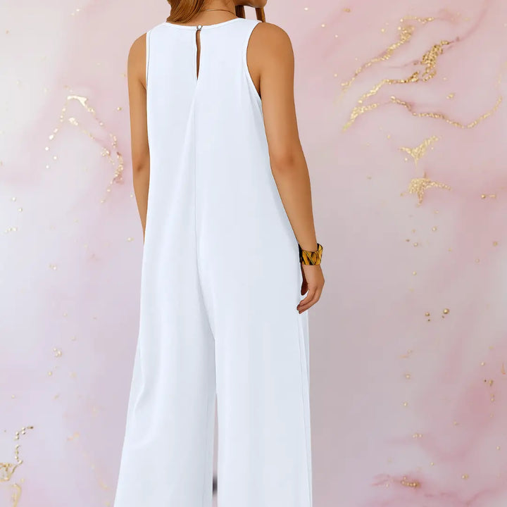 Dacey | Comfortable jumpsuit with V-neck and wide legs Luvy Boutique