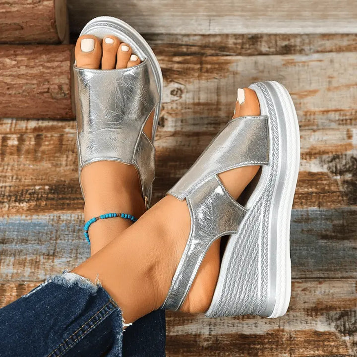 Darcey | Women’s Orthopedic Platform Open Toe Sandals Luvy Boutique