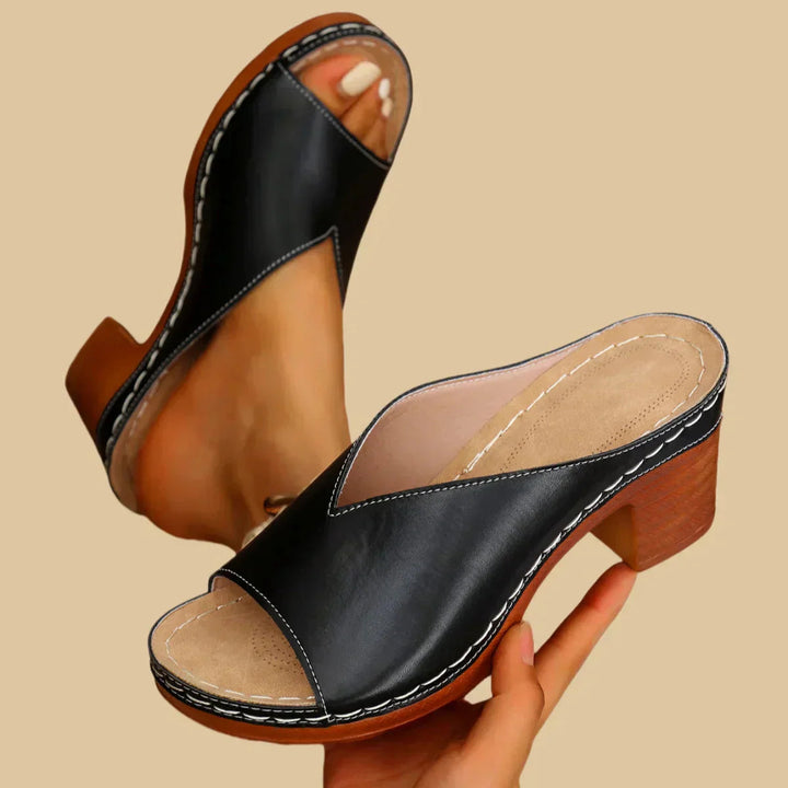 Grace | Women Stylish Comfortable Block Heel Sandals Luvy Boutique