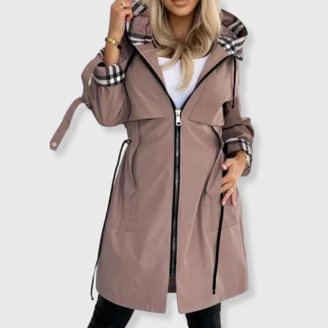 Daisy | Women Hooded Zip Front Jacket Luvy Boutique