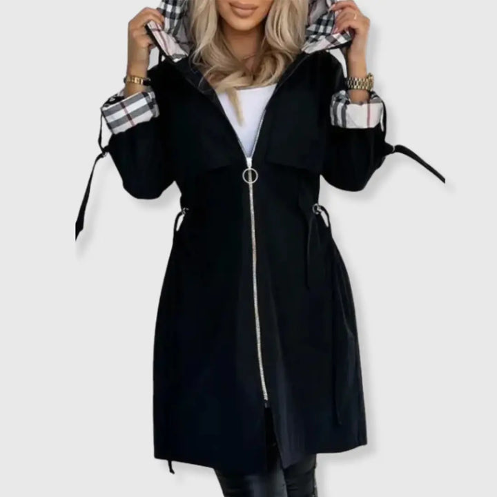 Daisy | Women Hooded Zip Front Jacket Luvy Boutique
