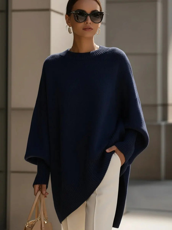 Addison | Women’s Oversized Batwing Sleeve Knit Sweater Luvy Boutique