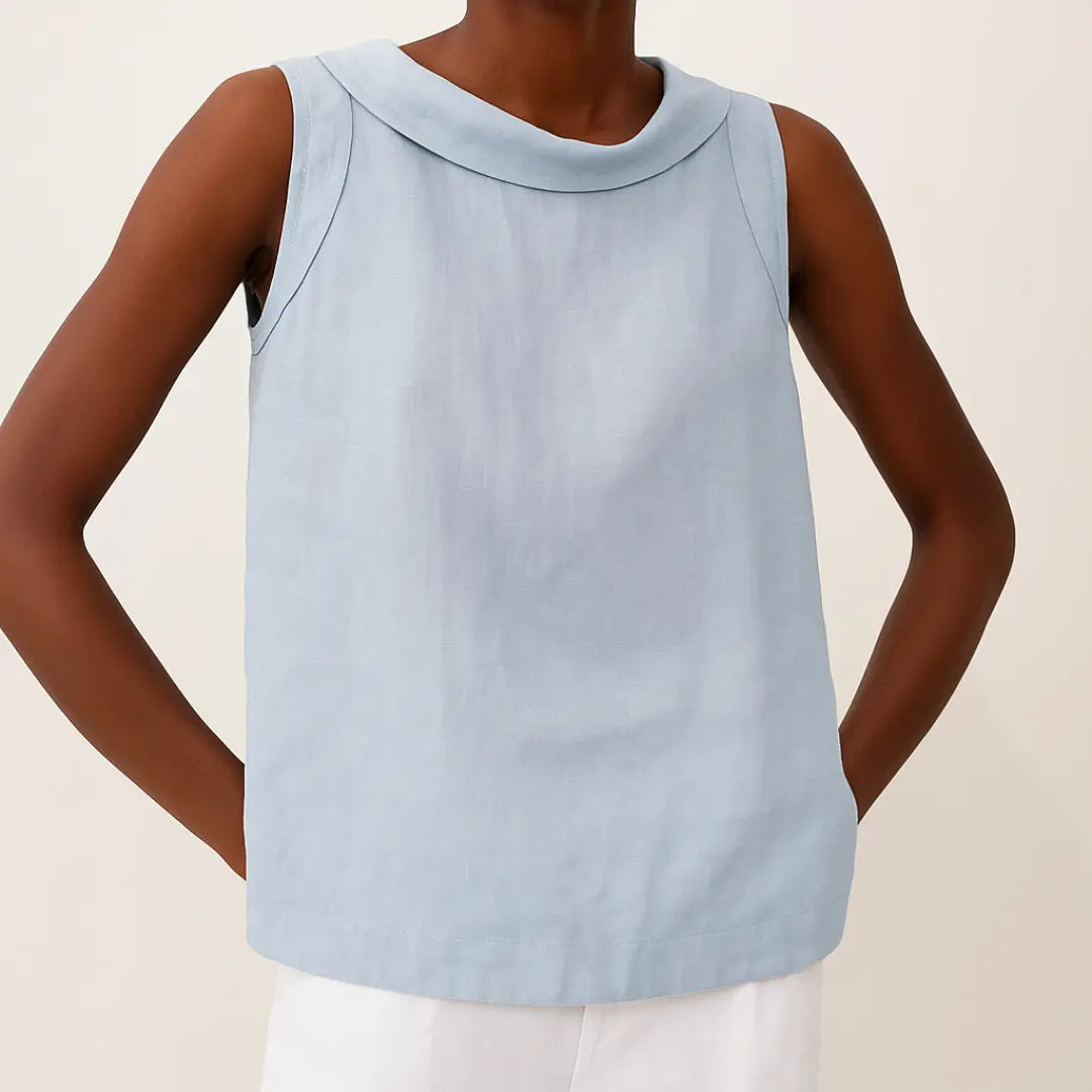 Caroline | Women’s Minimalist Sleeveless Casual Summer Top Luvy Boutique