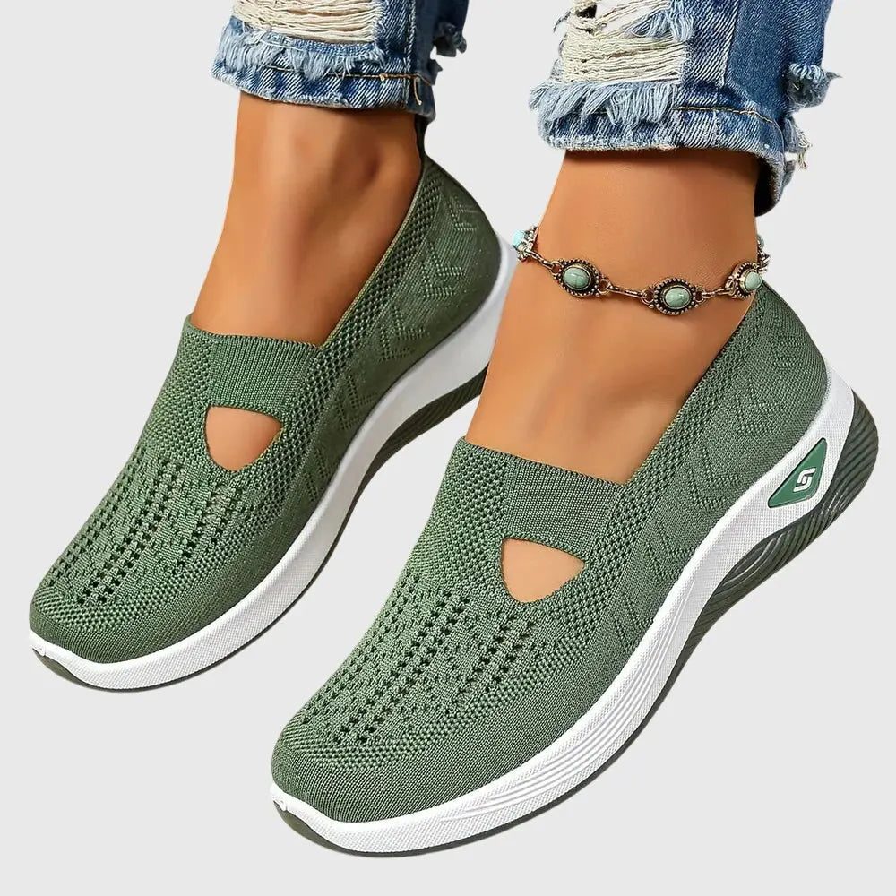 Ella | Women’s Orthopedic Slip On Walking Sneakers Luvy Boutique