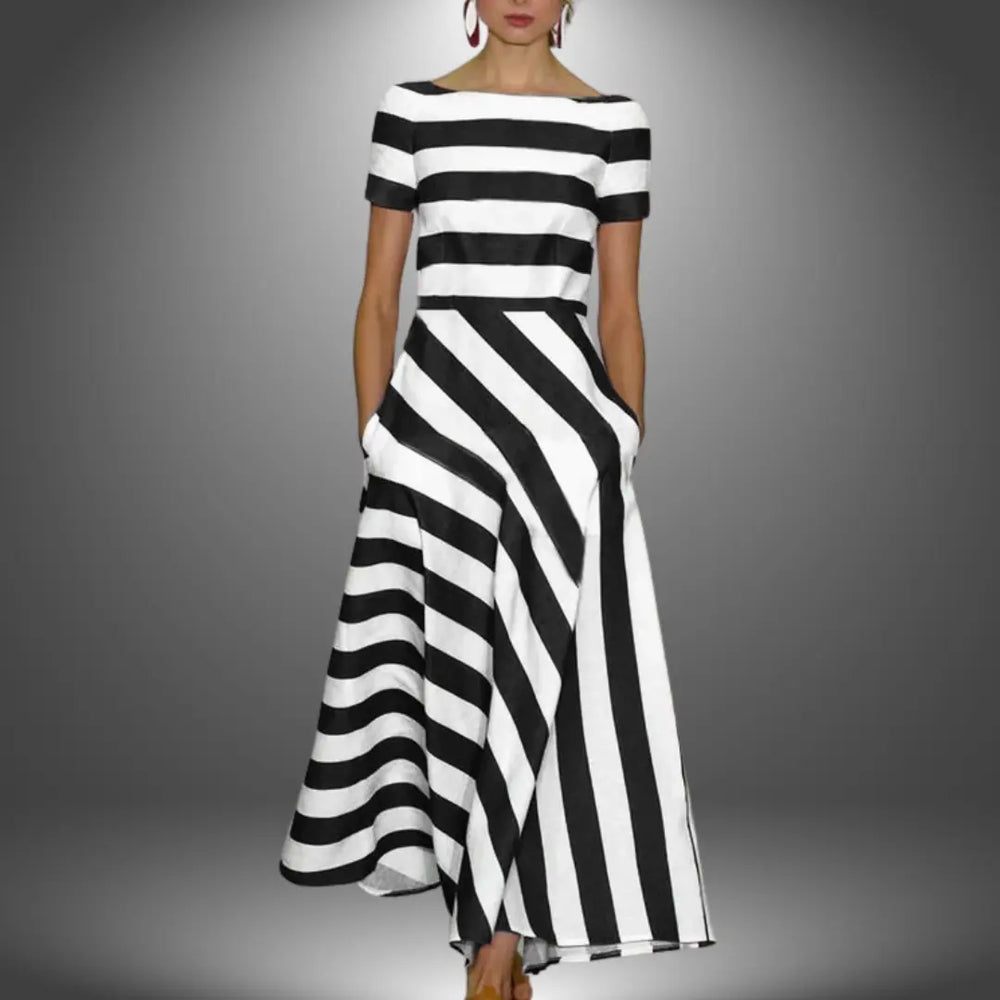 Amanda - Striped Dress Luvy Boutique