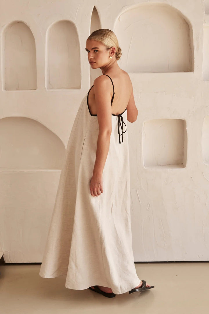 Daisy | Women's Spaghetti Strap Maxi Wedding Guest Dress Luvy Boutique