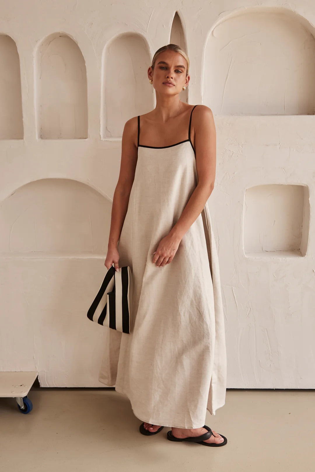 Daisy | Women's Spaghetti Strap Maxi Wedding Guest Dress Luvy Boutique