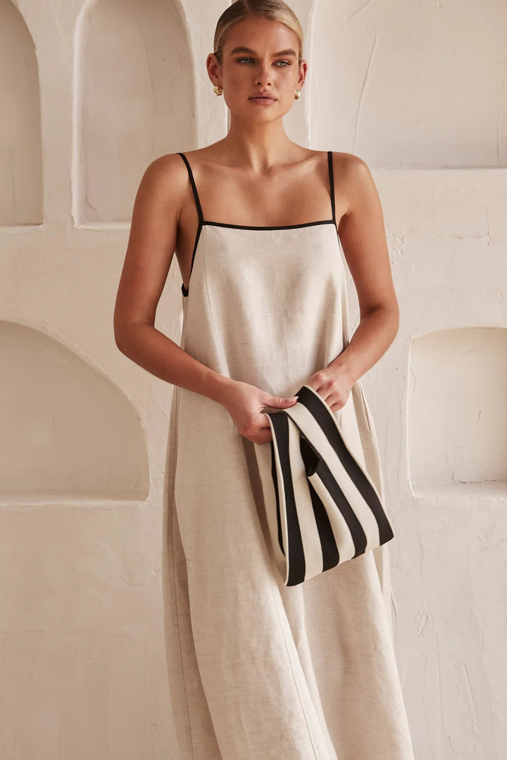 Daisy | Women's Spaghetti Strap Maxi Wedding Guest Dress Luvy Boutique
