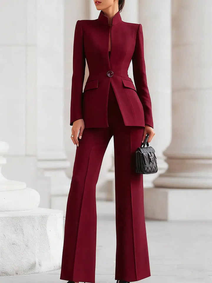 Charlotte | Women’s Blazer And Trouser Two Piece Set Luvy Boutique