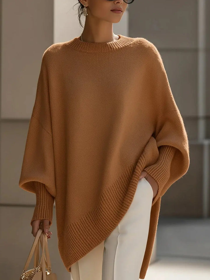 Addison | Women’s Oversized Batwing Sleeve Knit Sweater Luvy Boutique