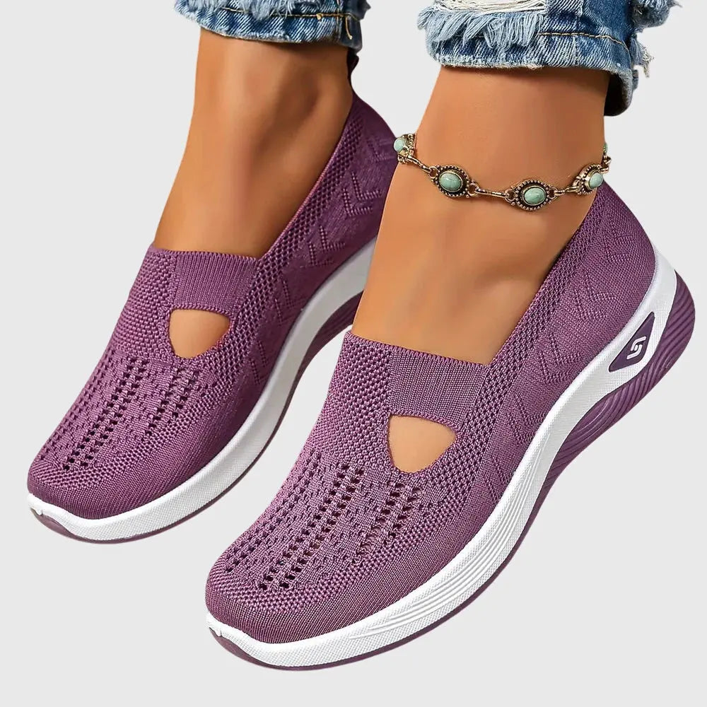 Ella | Women’s Orthopedic Slip On Walking Sneakers Luvy Boutique