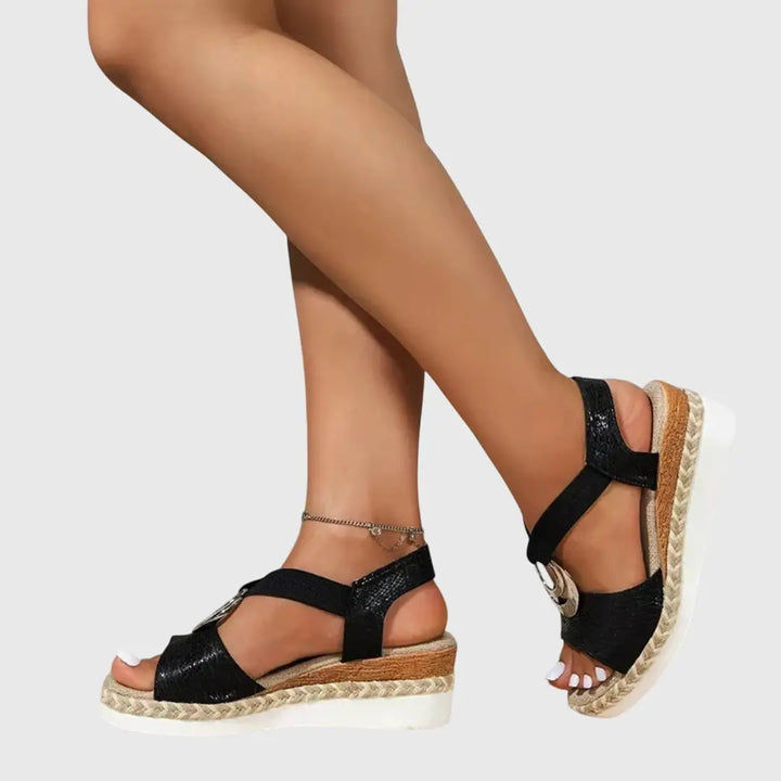 Hailey | Women Buckle Strap Open Toe Sandals Luvy Boutique