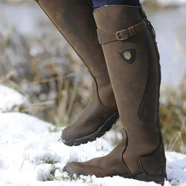 Brooklyn | Women Knee High Buckle Boots Luvy Boutique