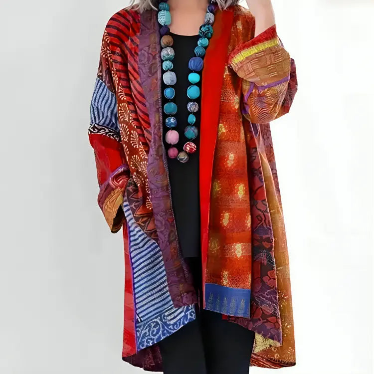 Sarah | Women's Bohemian Print Kimono Luvy Boutique