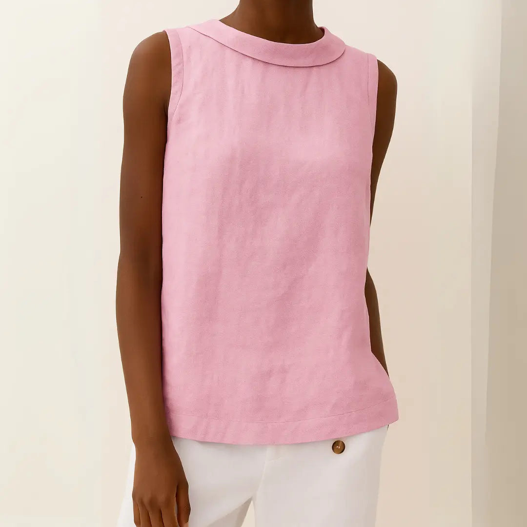 Caroline | Women’s Minimalist Sleeveless Casual Summer Top Luvy Boutique