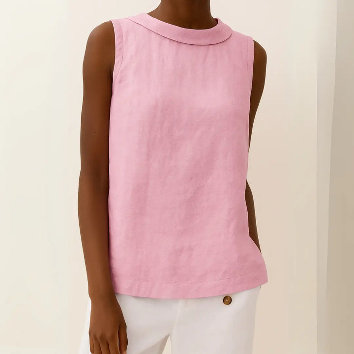 Caroline | Women’s Minimalist Sleeveless Casual Summer Top Luvy Boutique