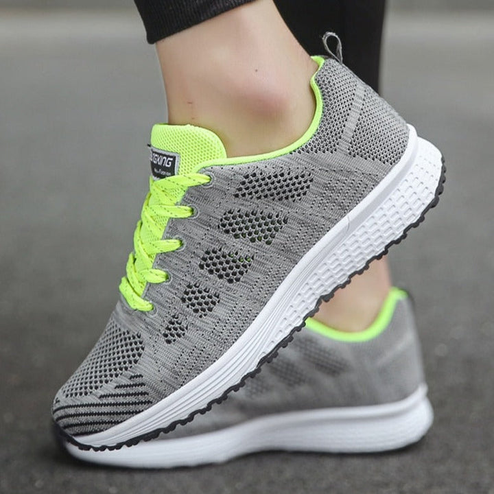 Grace | Womens Lace Up Casual Walking Sneakers Luvy Boutique