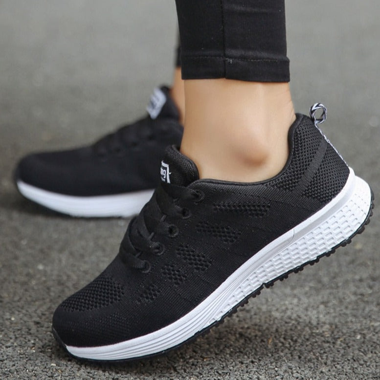 Grace | Womens Lace Up Casual Walking Sneakers Luvy Boutique
