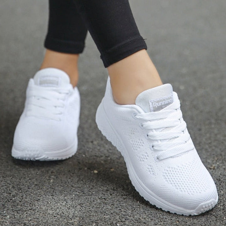 Grace | Womens Lace Up Casual Walking Sneakers Luvy Boutique