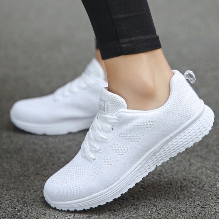 Grace | Womens Lace Up Casual Walking Sneakers Luvy Boutique