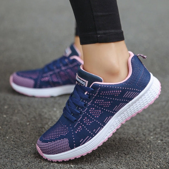 Grace | Womens Lace Up Casual Walking Sneakers Luvy Boutique