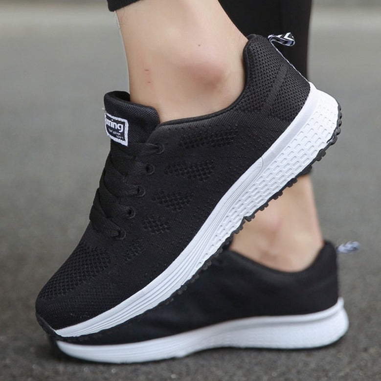 Grace | Womens Lace Up Casual Walking Sneakers Luvy Boutique