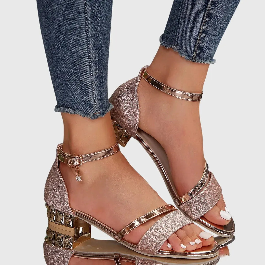 Claire | Women’s Comfortable Supportive Orthopedic Heeled Sandals Luvy Boutique