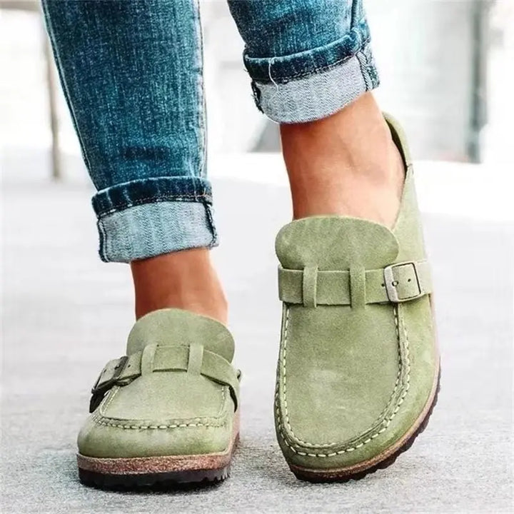 Emma | Women’s Orthopedic Buckle Strap Slip On Shoes Luvy Boutique