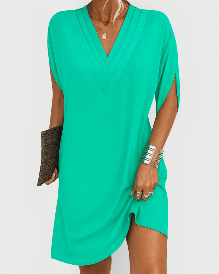 Janey | Elegant Flattering Dress Luvy Boutique