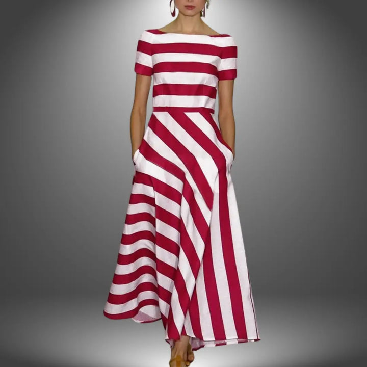 Amanda - Striped Dress Luvy Boutique