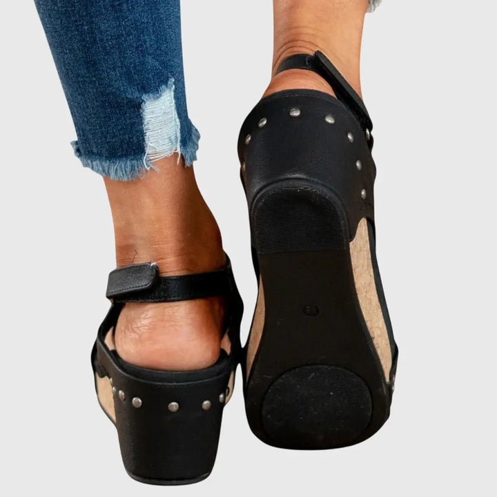 Danielle | Women’s Orthopedic Open Toe Platform Sandals Luvy Boutique