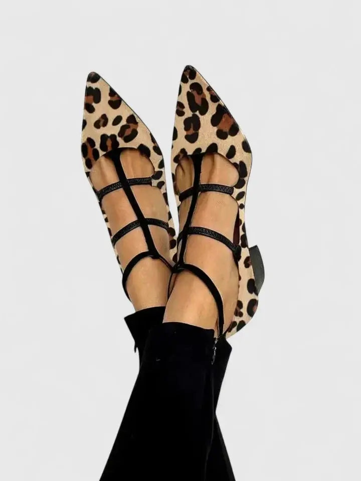 Daisy | Women’s Comfortable T-Strap Low Heel Shoes Luvy Boutique