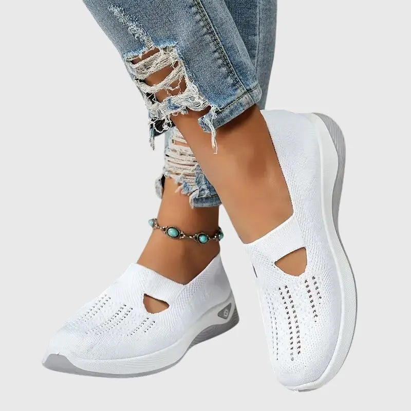 Ella | Women’s Orthopedic Slip On Walking Sneakers Luvy Boutique