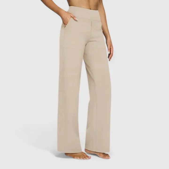 Isabella | Women’s High Waist Wide Leg Pants Luvy Boutique