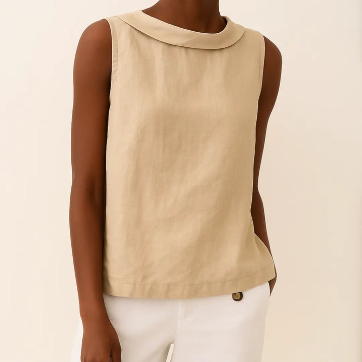 Caroline | Women’s Minimalist Sleeveless Casual Summer Top Luvy Boutique