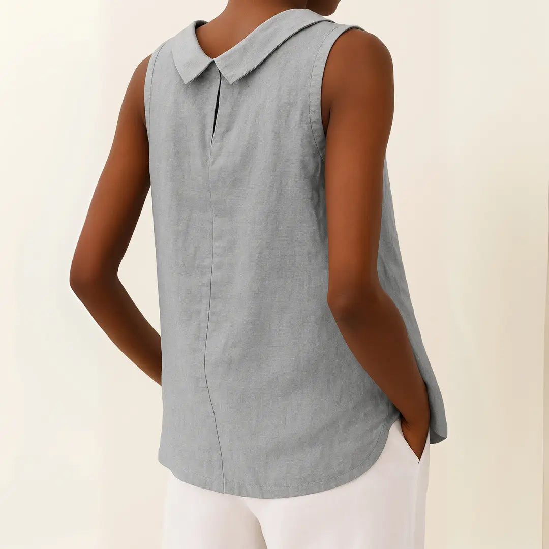 Caroline | Women’s Minimalist Sleeveless Casual Summer Top Luvy Boutique