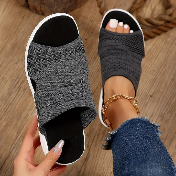Harper | Womens Orthopedic Slip On Slide Sandals Luvy Boutique