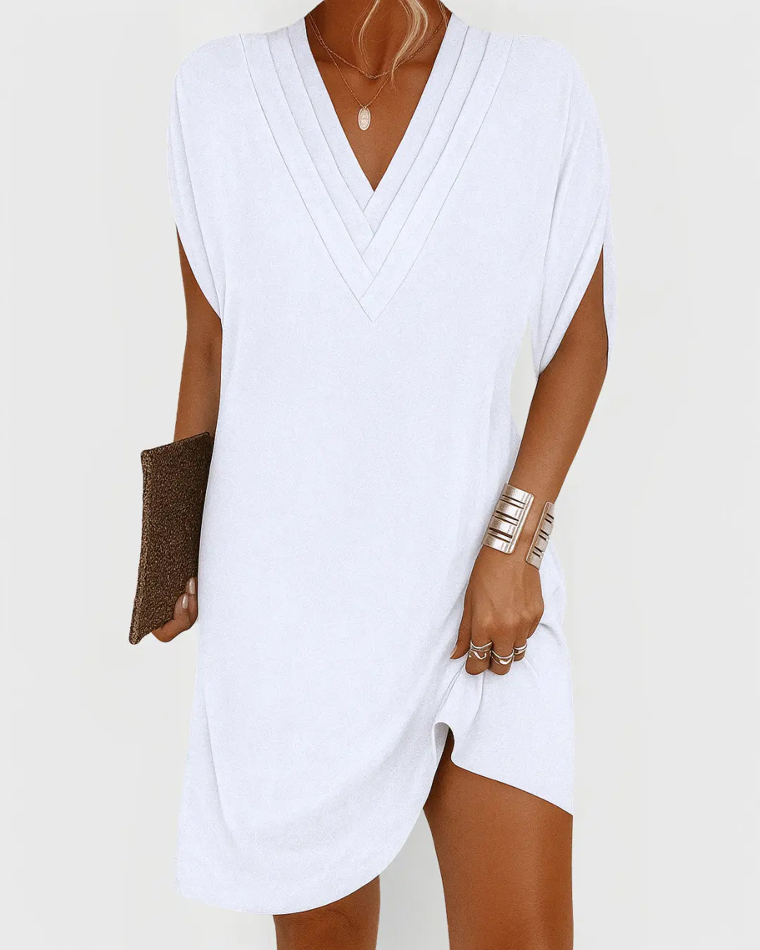 Janey | Elegant Flattering Dress Luvy Boutique