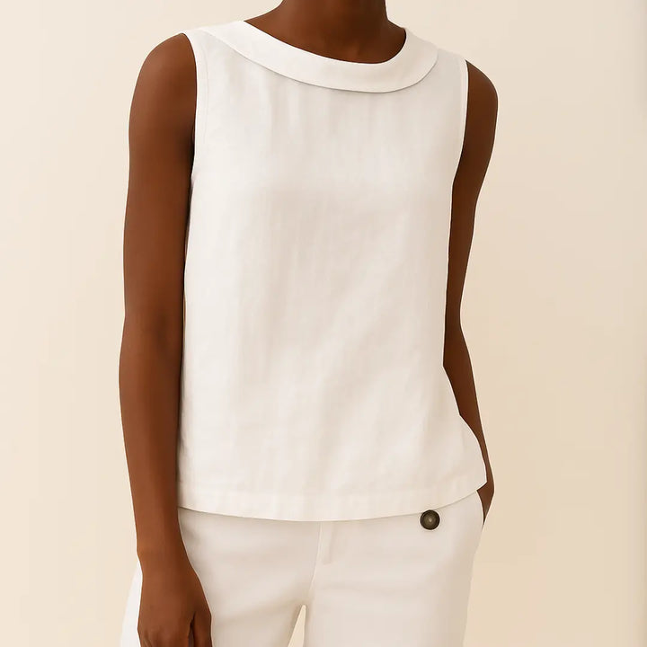 Caroline | Women’s Minimalist Sleeveless Casual Summer Top Luvy Boutique