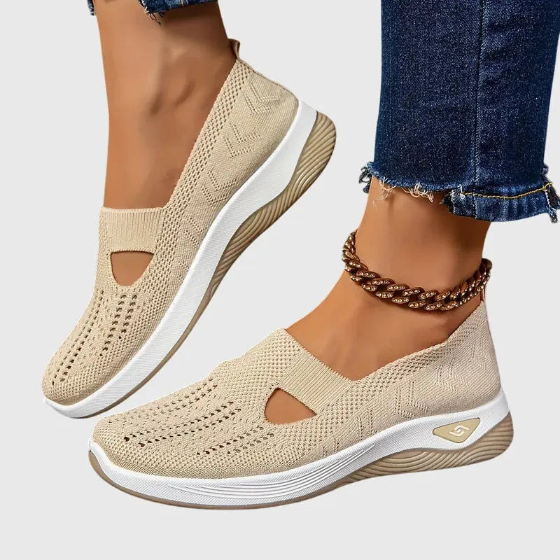 Ella | Women’s Orthopedic Slip On Walking Sneakers Luvy Boutique
