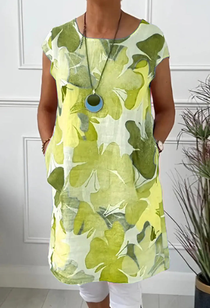 Tamara | Stylish Floral Pocket Dress Luvy Boutique